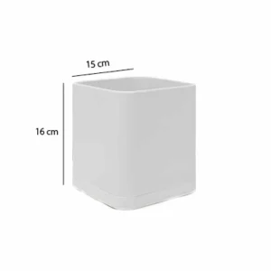 گلدان مکعبی دهانه 15 سانتیمتر کد 104/15B